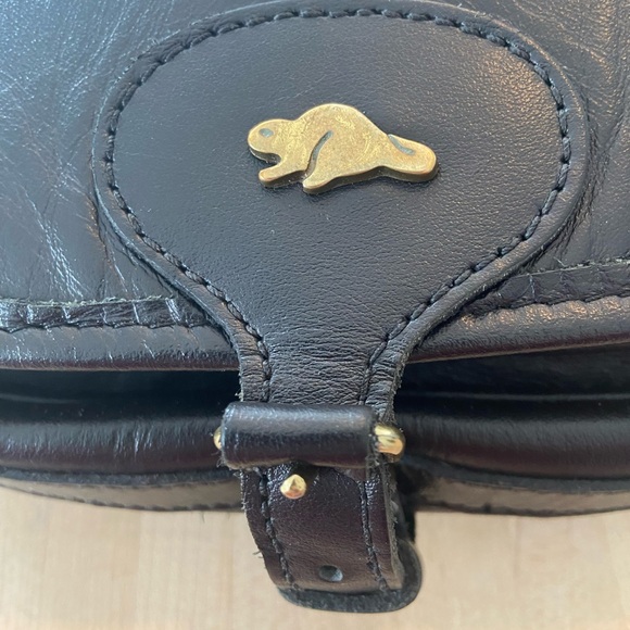 Roots leather saddle crossbody bag - Picture 5 of 14